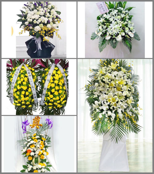 辽宁辽阳白塔区铁西街道白事花篮预定